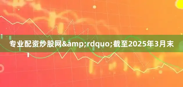专业配资炒股网&rdquo;截至2025年3月末